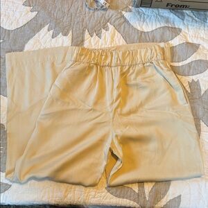 Only Child Cove wide leg pants, cream tencel